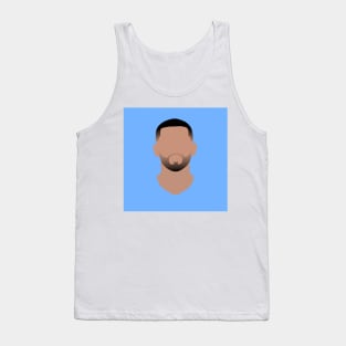 Gabriel Jesus Minimalistic Face Art Tank Top